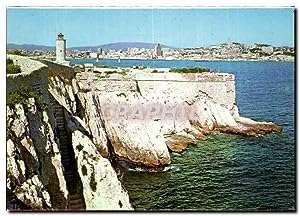 Immagine del venditore per Carte Postale Semi Moderne Maroc Marseille Château d'if Phare du chaetau Lighthouse Corniche Kennedy venduto da CPAPHIL