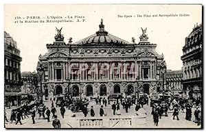 Bild des Verkufers fr Paris Carte Postale Ancienne Opera Metro zum Verkauf von CPAPHIL