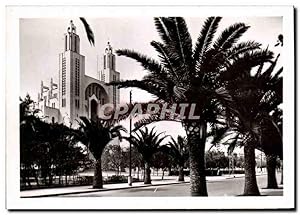 Carte Postale Semi Moderne Maroc Casablanca Eglise du sacre Coeur