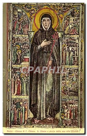 Immagine del venditore per Carte Postale Ancienne Assisi Chiesa di S Chiara E storia della sua vita Giotto venduto da CPAPHIL