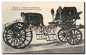 Seller image for Espana Spain Espana Carte Postale Ancienne Madrid Reales Caballerizas Carroza de los maceros de las Cortes for sale by CPAPHIL