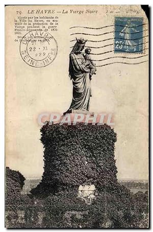 Carte Postale Ancienne Le Havre La vierge noire