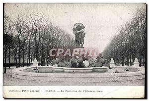 Image du vendeur pour Paris Carte Postale Ancienne Fontaine de l'observatoire mis en vente par CPAPHIL