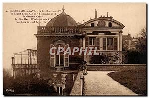 Bild des Verkufers fr Carte Postale Ancienne SAint Germain en Laye le pavillon Herni IV zum Verkauf von CPAPHIL