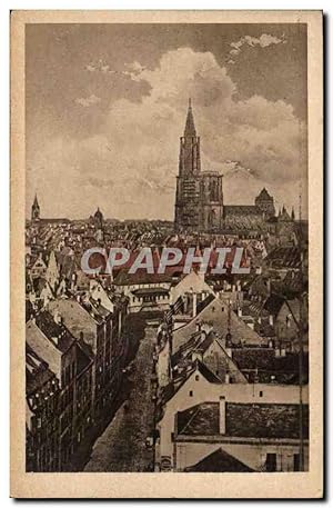 Bild des Verkufers fr Strasbourg Carte Postale Ancienne Gesamtansicht zum Verkauf von CPAPHIL