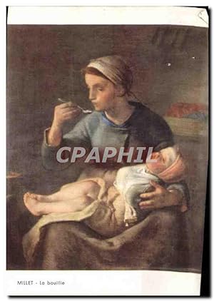 Seller image for Fantaisie - bebe - Woman feeding her hungry baby - Carte Postale Ancienne for sale by CPAPHIL