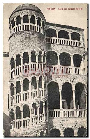 Immagine del venditore per Veneto - Venezia - Venice - Italia - Italie - Scala del Palazzo Minelli Carte Postale Ancienne venduto da CPAPHIL