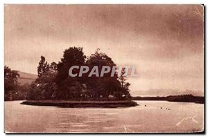 Carte Postale Ancienne Frontiere franco espagnole L'île des faisans