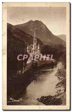 Bild des Verkufers fr Lourdes Carte Postale Ancienne Les sanctaires et le Gave zum Verkauf von CPAPHIL