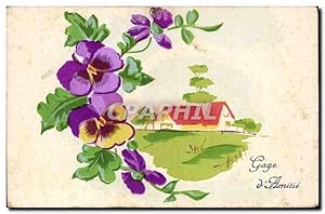 Bild des Verkufers fr Carte Postale Ancienne Fantaisie Fleurs zum Verkauf von CPAPHIL