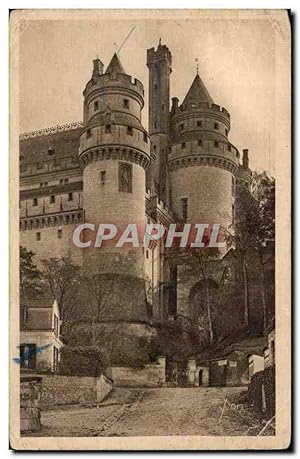 Carte Postale Ancienne Château de pierrefonds