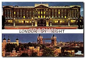 Bild des Verkufers fr Carte Postale Moderne Great Britain London Londres The tower of london and tower bridge by night zum Verkauf von CPAPHIL