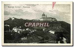 Carte Postale Ancienne Italie italia Superga Panorama