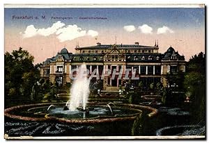 Bild des Verkufers fr Carte Postale Ancienne Frankfurt a M Palmengarten Gesellschaltshaus zum Verkauf von CPAPHIL