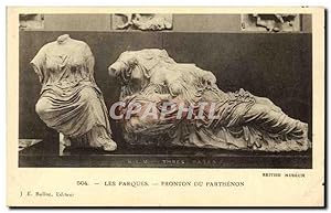 Seller image for Carte Postale Ancienne Great Britain Londres London Les Parques Fronton du Parthenon for sale by CPAPHIL