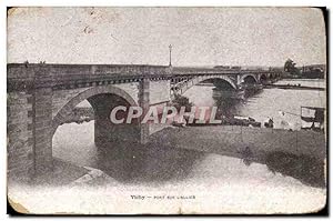 Carte Postale Ancienne Vichy Pont sur l'Allier