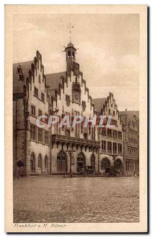 Image du vendeur pour Carte Postale Ancienne Frankfurt Romer mis en vente par CPAPHIL