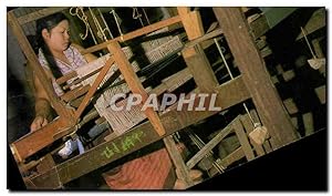 Image du vendeur pour Carte Postale Semi Moderne Thailande Thailand Chiangmai North Silk cloth industry industrie de la soie mis en vente par CPAPHIL