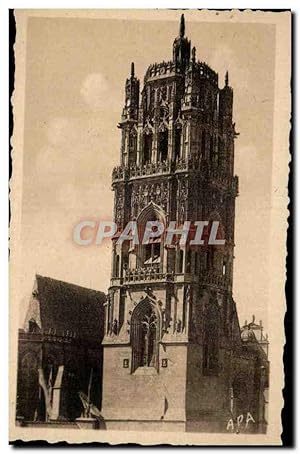 Image du vendeur pour Carte Postale Ancienne Rodez le clocher de la cathdrale mis en vente par CPAPHIL