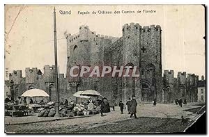 Image du vendeur pour Carte Postale Ancienne Gand Faade du chteau des comtes de Flande mis en vente par CPAPHIL