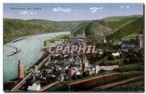 Carte Postale Ancienne Oberwesel am Rhein