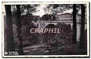 Bild des Verkufers fr Carte Postale Ancienne Luxembourg Pont Adolphe zum Verkauf von CPAPHIL