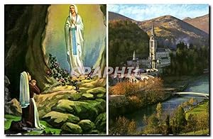 Seller image for Carte Postale Moderne Lourdes Souvenir Bernadette for sale by CPAPHIL