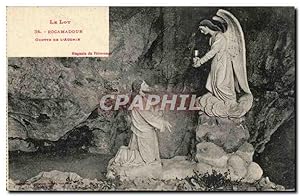 Image du vendeur pour Carte Postale Ancienne Rocamadour Grotte de l'agonie Ange Angel mis en vente par CPAPHIL