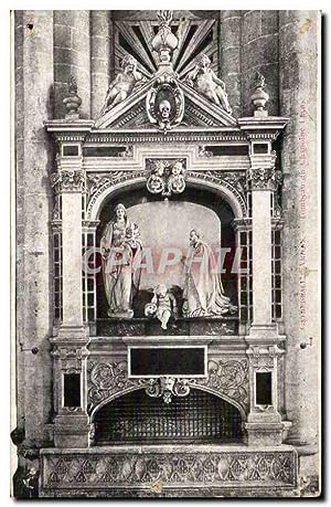 Carte Postale Ancienne Cathédrale d'Amiens Tombeau du chanoine Lucas