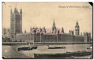 Bild des Verkufers fr Carte Postale Ancienne Great Britain Houses of Parliament London Londres zum Verkauf von CPAPHIL