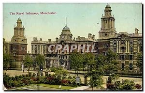 Carte Postale Ancienne Great Britain Manchester The royal infirmary