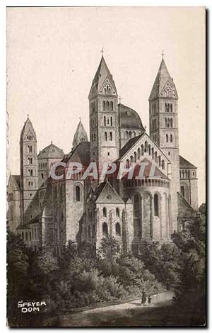 Bild des Verkufers fr Carte Postale Ancienne Speyer Dom zum Verkauf von CPAPHIL