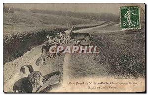 Image du vendeur pour Fort de Villers Cotterets - Equipage Menier - Hallali de Cerf a Fleury - Chasse - chien - hunting dog - Carte Postale Ancienne Hunt mis en vente par CPAPHIL