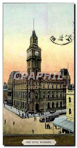 Bild des Verkufers fr Carte Postale Ancienne Australie Australie Melbourne Post office zum Verkauf von CPAPHIL