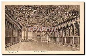 Bild des Verkufers fr Carte Postale Ancienne Frankfurt Romer Kaisersaal zum Verkauf von CPAPHIL