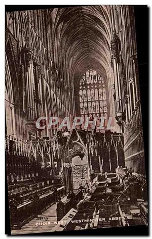 Imagen del vendedor de Great BRitain London Choir West Westminster Abbey a la venta por CPAPHIL
