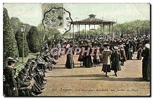Image du vendeur pour Carte Postale Ancienne Angers La musique militaire au jardin du Mail mis en vente par CPAPHIL