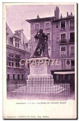 Image du vendeur pour Carte Postale Ancienne Grenoble la statue du chevalier Bayard mis en vente par CPAPHIL