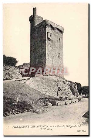 Imagen del vendedor de Carte Postale Ancienne Villeneuve les Avignon La tour de Philippe le Bel a la venta por CPAPHIL