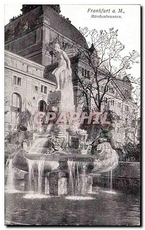 Bild des Verkufers fr Carte Postale Ancienne Frankfurt a M Murchenbrunnen zum Verkauf von CPAPHIL