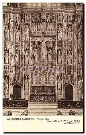 Angleterre - England - Winchester Cathedral - The Reredos - Carte Postale Ancienne