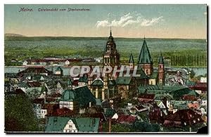 Bild des Verkufers fr Allemagne - Deutschland - Mainz - Totalansicht vom Stephansturm - Carte Postale Ancienne zum Verkauf von CPAPHIL