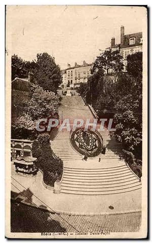 Blois - Escalier - Carte Postale Ancienne