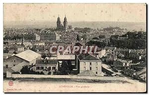 Carte Postale Ancienne Luneville vue générale