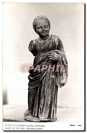 Bild des Verkufers fr Carte Postale Semi Moderne Grece Greece Musee de Delphes Statuette d'enfant zum Verkauf von CPAPHIL