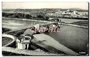 Imagen del vendedor de Carte Postale Semi Moderne Avignon Pont Saint Benezet et le rhone Tour Philippe le Bel a la venta por CPAPHIL