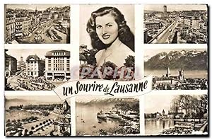 Bild des Verkufers fr Carte Postale Semi Moderne Suisse Un sourire de Lausanne zum Verkauf von CPAPHIL