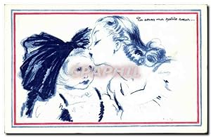 Seller image for Carte Postale Ancienne Fantaisie enfant Femme Alsace for sale by CPAPHIL