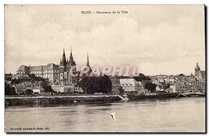 Carte Postale Ancienne Blois Panorama de la ville