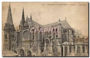 Carte Postale Ancienne Cathédrale de Chartres L'abside